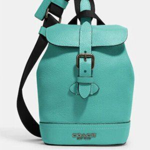 Coach Hudson in Teal, Small Backpack/ Sling Bag